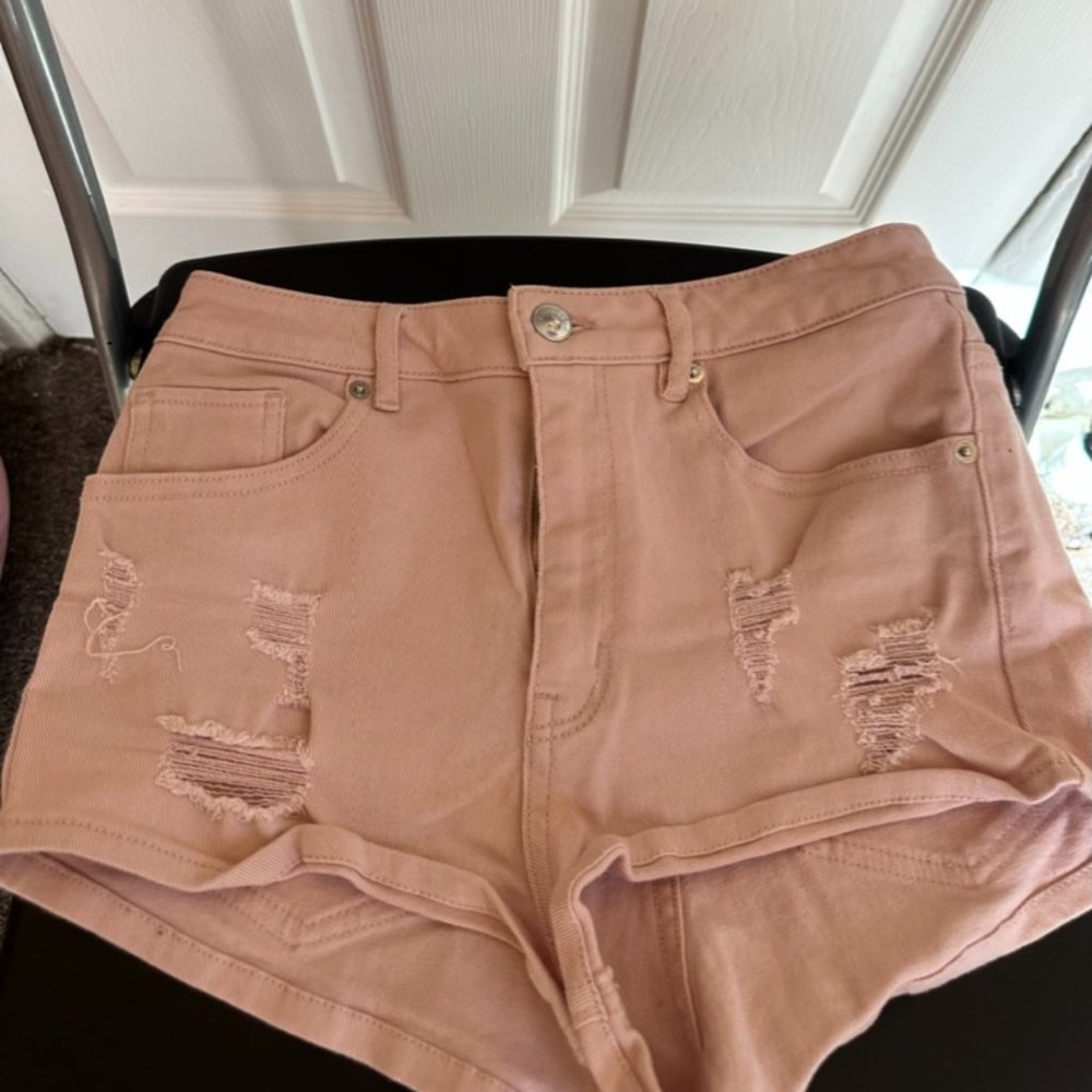 H&M Pink Denim Shorts